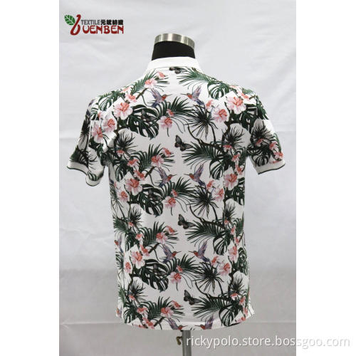 95%Cotton 5%Spandex Solid Jersey With Printed Shirt